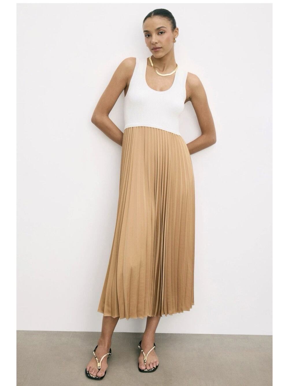 Cinq à Sept Off-White Parma Dress Size S